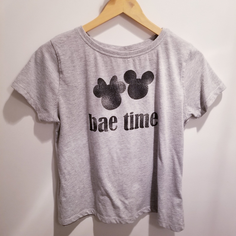 3/$45 | Disney | 'Bae Time' Tee-shirt Tshirt Top Vintage Disneyland